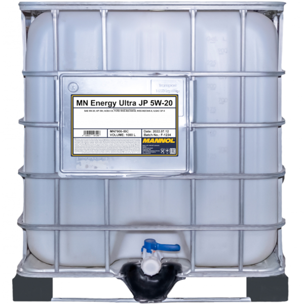 Mannol 7906 Formula Ultra Jp 5W20 C5 - Ford Ecoboost - 1000L IBC