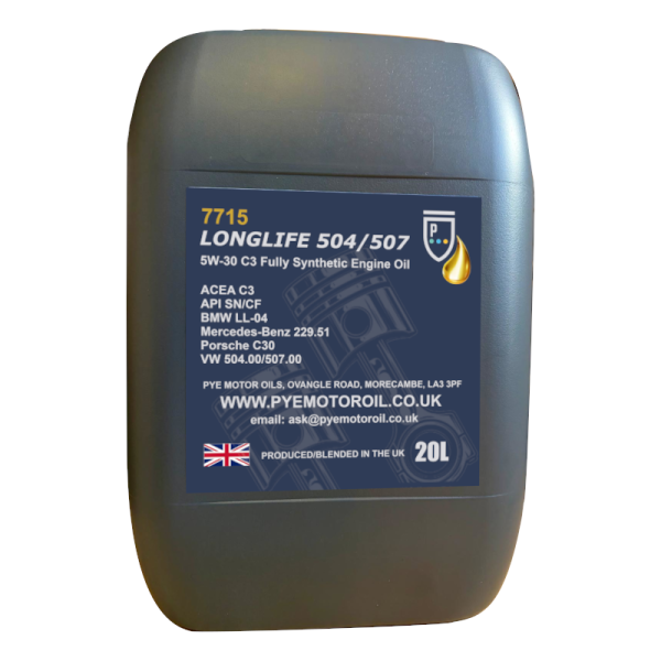 GC 7715 Longlife 504/507 5W30 C3 - Fully Synthetic Engine Oil - 20L