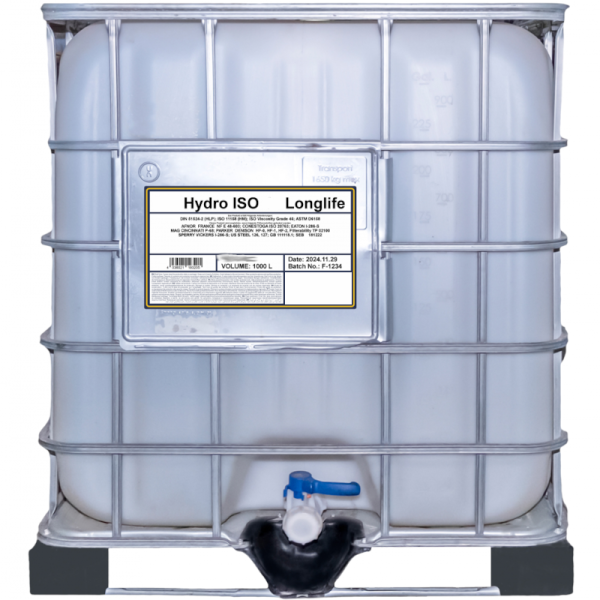 (2102) Hydro Iso 46 Hydraulic Fluid 1000L IBC