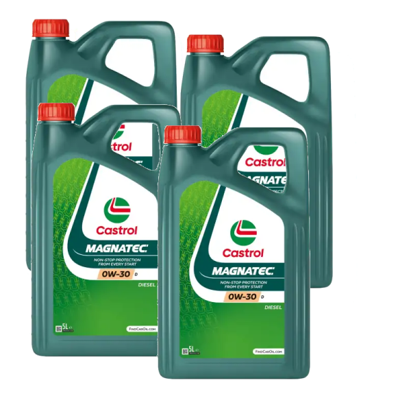 CASTROL MAGNATEC 0W30D (5L X 4) Castrol Magnatec 0W30 D -Ford Wss-M2C950-A - CASE OF 4 X 5L