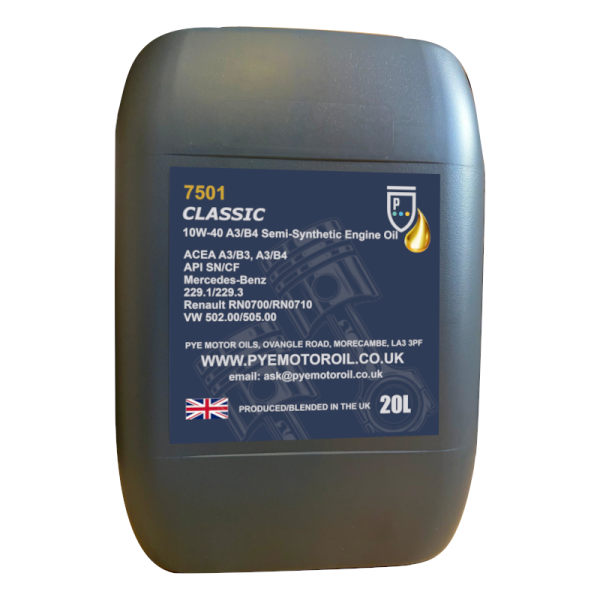 GC7501-20 GC 7501 -CLASSIC 10W40 A3/B4 - Semi Synthetic - 20L