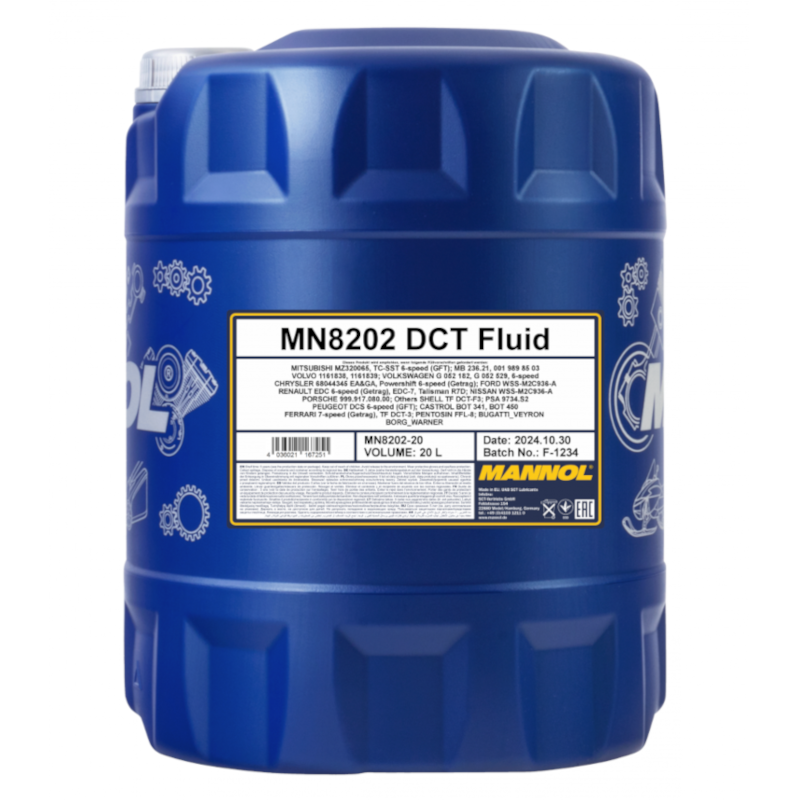 Mannol 8202 DCT Fluid (DSG) - 20L Container - VW G 052 182