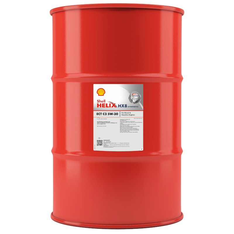 Shell Helix HX8 ECT 5W30 C3+OEM 209L Barrel
