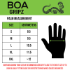 TOUGH GLOVE BOA GRIPZ - SIZE MEDIUM (10 BOXES)