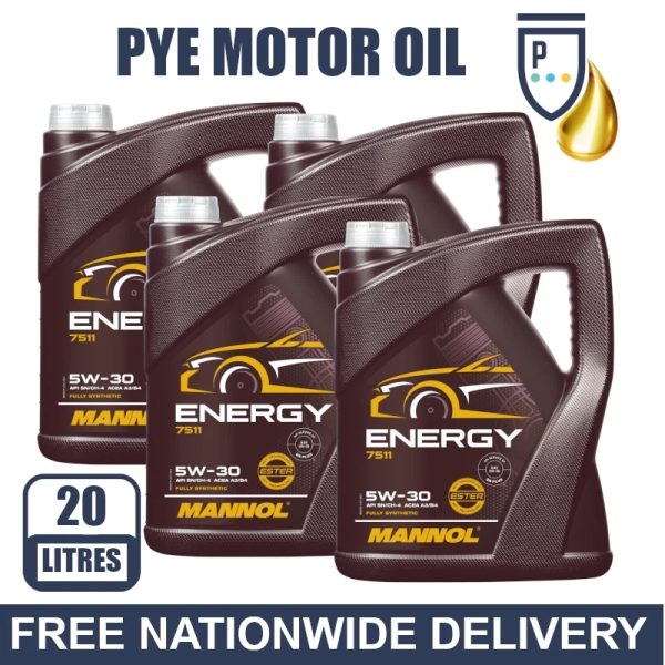 MANNOL 7511 - 5W-30- ESTER TECHNOLY - SYNTHECTIC - case 4X5L