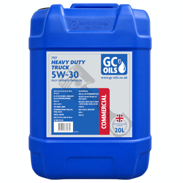 GC (7117) Heavy Duty Truck - 5W30 E7-E11 -Low Ash - Fully Synthetic  - 20L