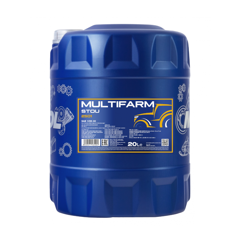 Olio Motore Mannol 10W-30 Mn Api CG-4/ CF-4/ Cf / Ce Multifarm Stou 3 X 5 Litro - Foto 7