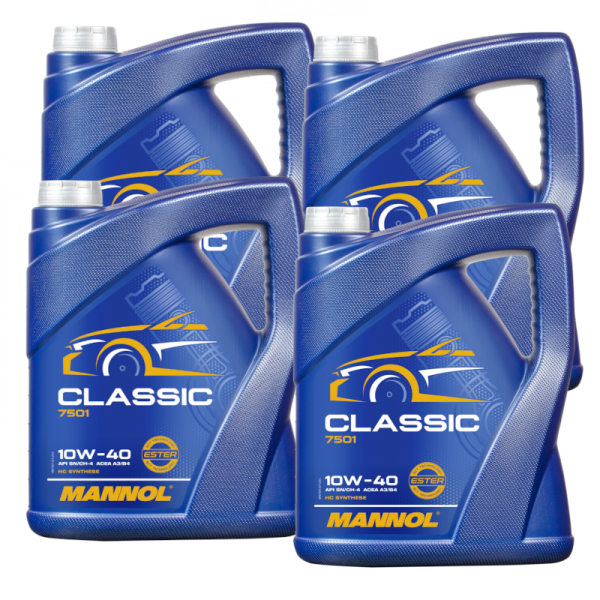 MANNOL 7501 (Case 4x5L) Classic 10W-40