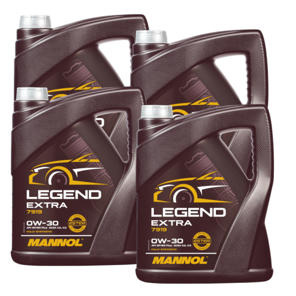 MANNOL 7919 (Case 4x5L) Legend Extra 0W-30
