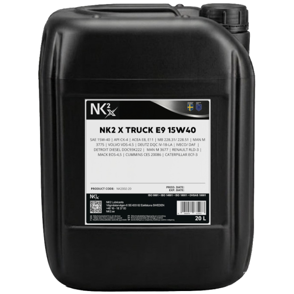 NK7118-20 NK2x (7118) Heavy Duty Truck 15w40 E9 - 20L