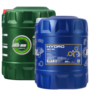 FF MN2103 20L green and blue 20L Mannol / Fanfaro 2103 Hydro Iso 68 Hydraulic Fluid - 20L