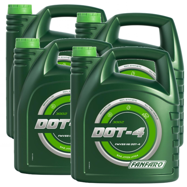 FF3002-5 Fanfaro 3002 Dot 4 Brake Fluid 5L ( Case 4 x 5L)