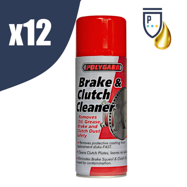 PolyGard (9692) BRAKE CLEANER 400ML - CASE OF 12