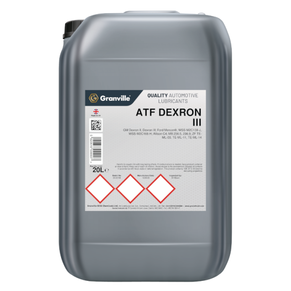 Granville ATF Dexron III 20L Granville ATF Dexron III / Dexron 3 (8206) 20L