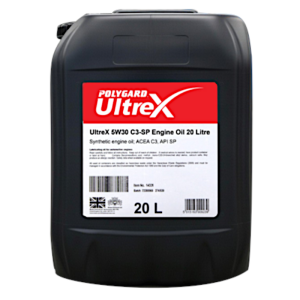 Polygard ULTREX (7908) 5w30 C3 - Api SP - Low Saps -  Fully Synthetic - 20L