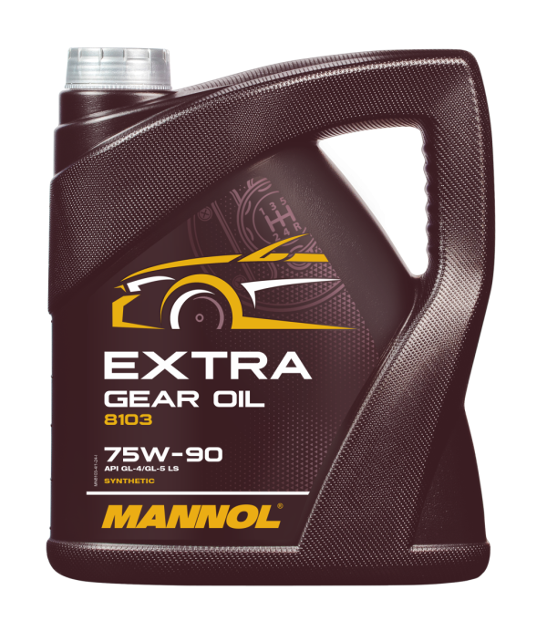 Mannol 8103 Extra Gear oil 75W-90 GL-4/GL-5 LS Single 5L Bottle