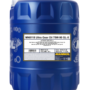 Mannol 8118 Ultra Gear Oil 75W-90 GL-5 20L