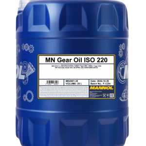 Mannol 2801 Gear Oil ISO 220 20L