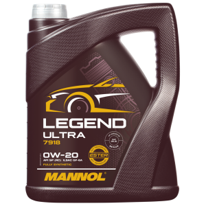 pictures_png_MN7918-5_bdx_front_1200 Mannol 7918 Legend Ultra 0W20 Single 5L Bottle