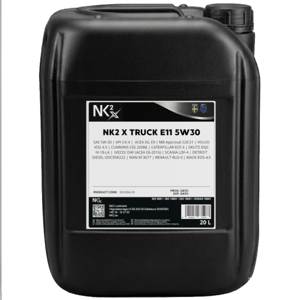 NK7117-20 NK2x (7117) UHPD 5W-30 E11, Low Ash - 20L