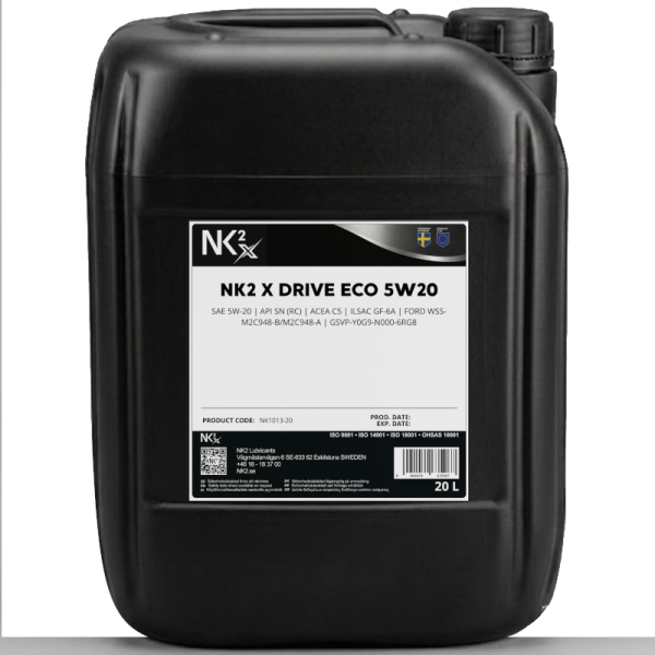 NK7906-20 NK2x (7906) DRIVE ECO 5W20 C5 - Ford Ecoboost - 20L- Swedish Engineering